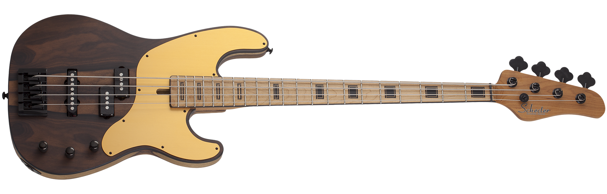 Schecter C-4 EX Apocalypse Bass Guitar - Rusty Grey | Sweetwater